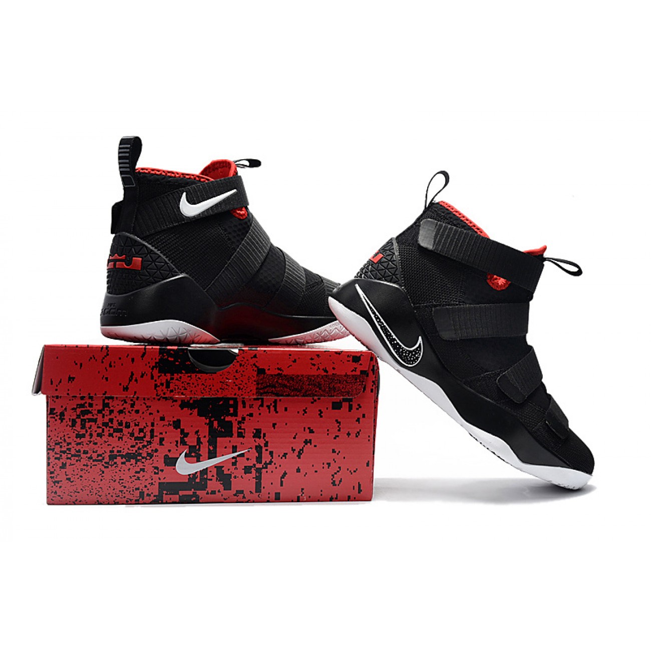 Lebron Soldier 11 "Bred" Black/Red