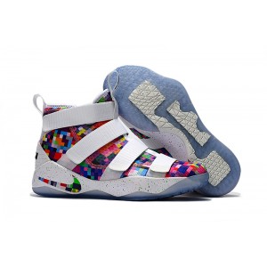 Lebron Soldier 11 "Rainbow" White