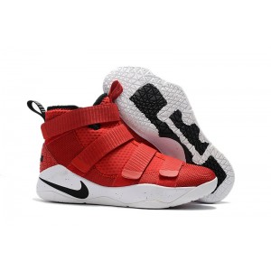 Lebron Soldier 11 Red/Black/White