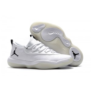 Air Jordan Super Fly Low Basketball Shoes White/Black