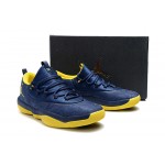 Air Jordan Super Fly Low Basketball Shoes Deep Blue/Yellow