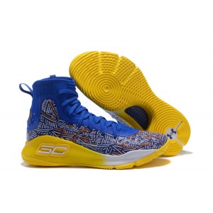 Under Armour UA Curry 4 Blue/Yellow