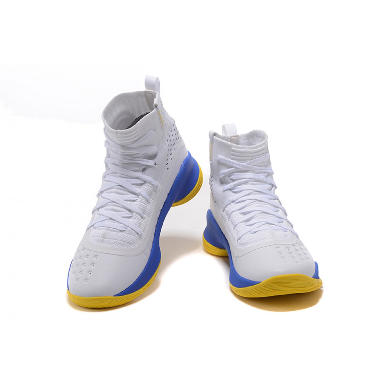 Under Armour UA Curry 4 White/Blue/Yellow