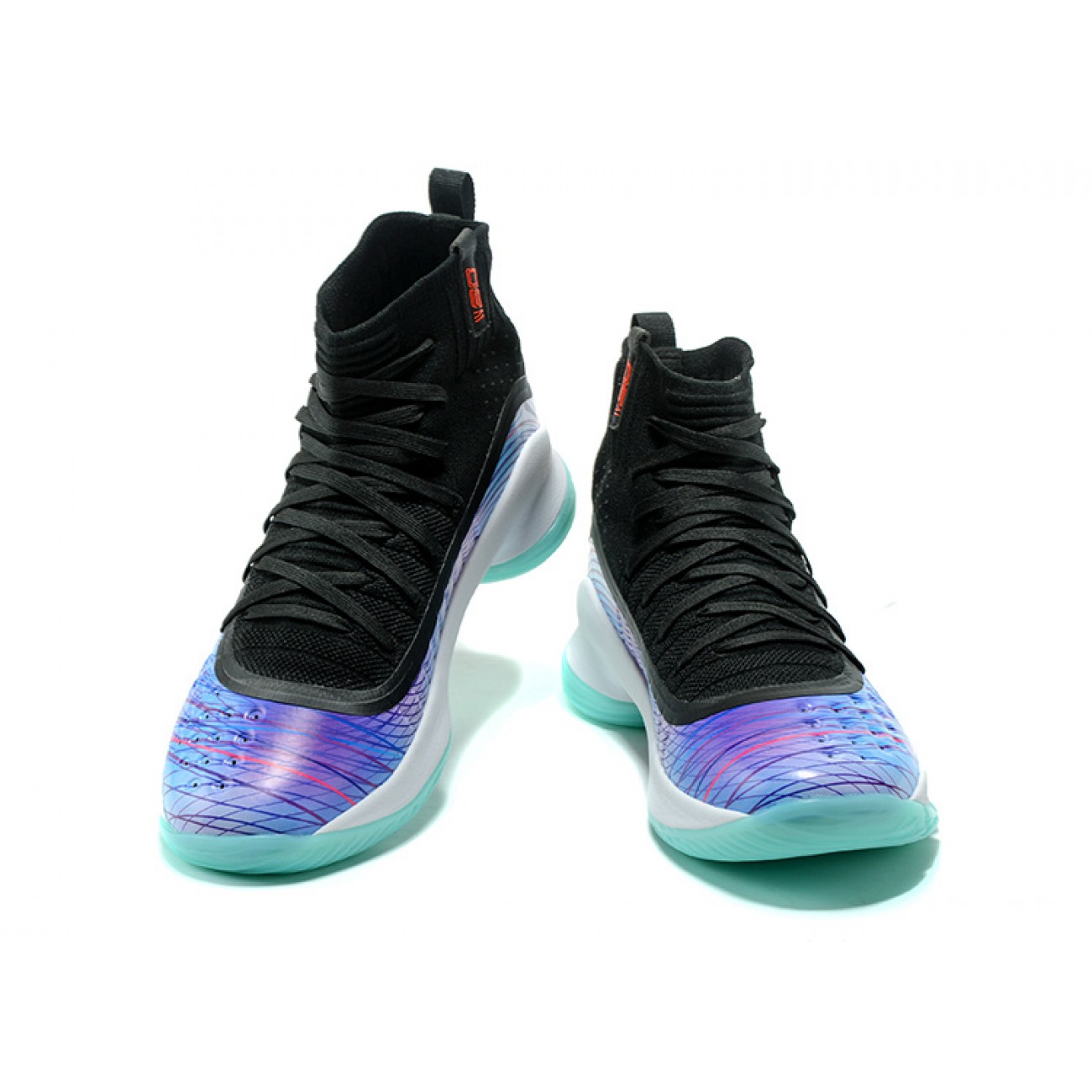 Under Armour UA Curry 4 "Tai Chi" Black/Lightblue