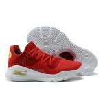 Under Armour UA Curry 4 WMN Low Wine Red/White