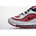 Off-White Virgil Abloh x Nike Air Max 98 White/Red Wmns Mens Size Shoes For Sale AJ6302-113