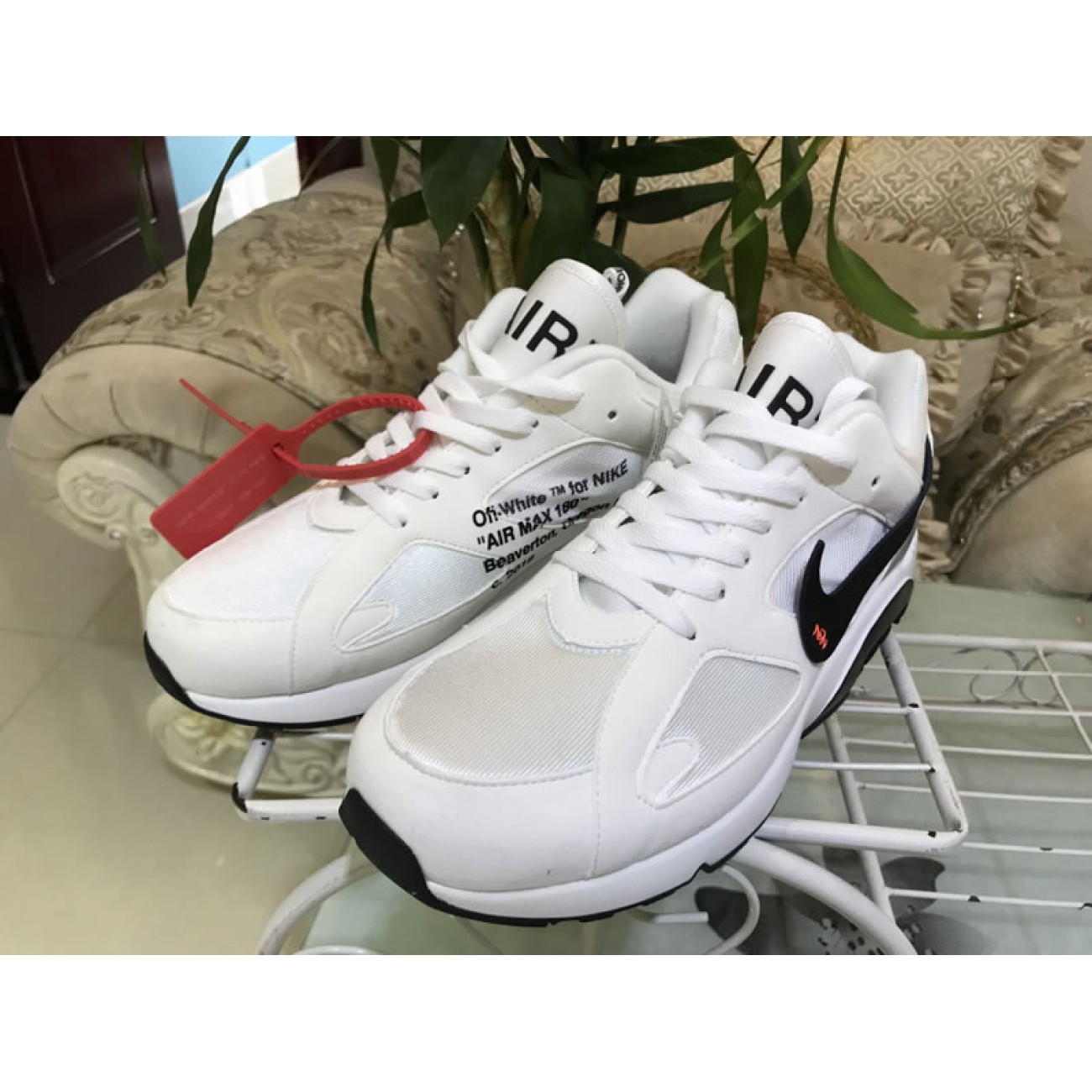 Off White x Air Max 180 OG Black White AQ5287-002