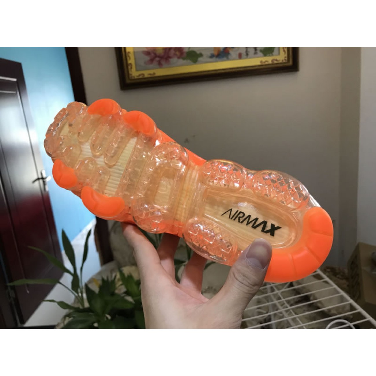 Off White x Nike Air VaporMax Orange White 849558-810