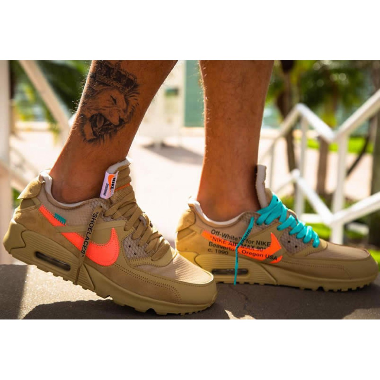 Off-White x Nike Air Max 90 "Desert Ore" AA7293-200