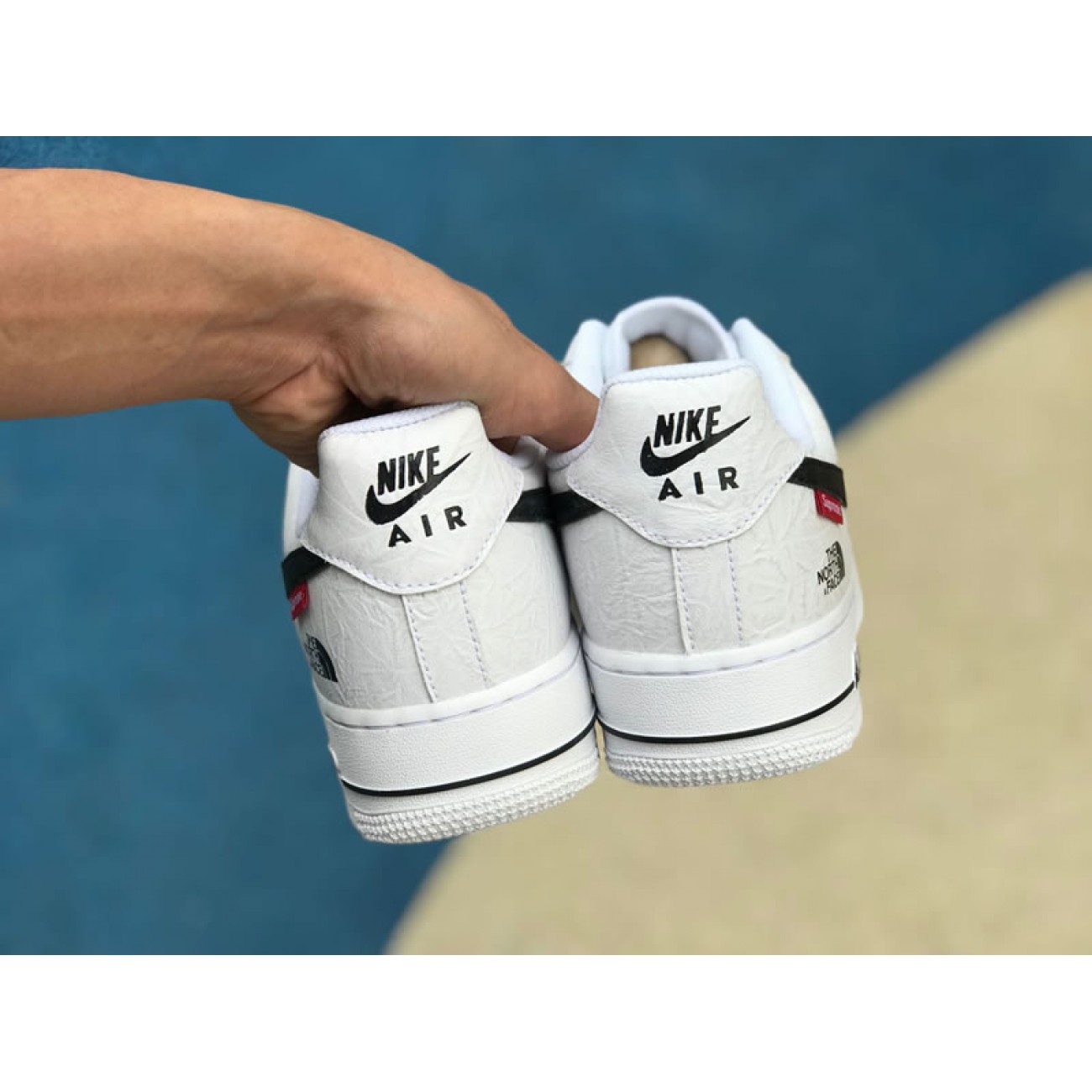 Supreme® x The North Face x Nike Air Force 1 Sup AF1 Low White/Black AR3066-100