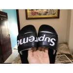 Supreme Suprize Design 2018ss Black White Slippers