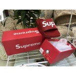 Supreme Suprize Design 2018ss Red White Slippers