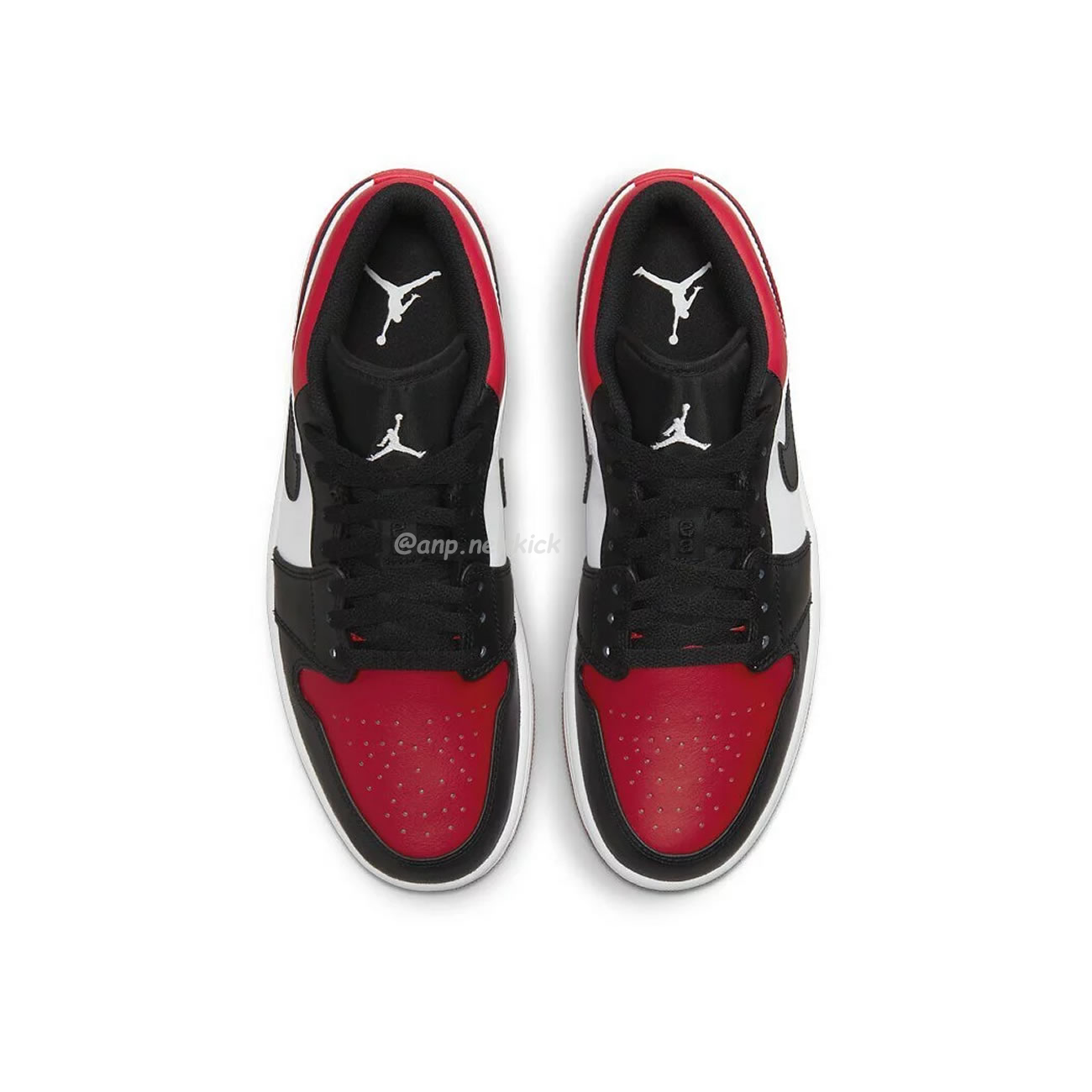 Air Jordan 1 Low Bred Toe (GS) 553560-612