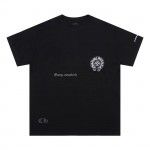 Chrome Hearts Horse Shoe Logo Pocket Black T-Shirt