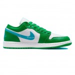 Air Jordan 1 Low Lucky Green Aquatone DC0774-304