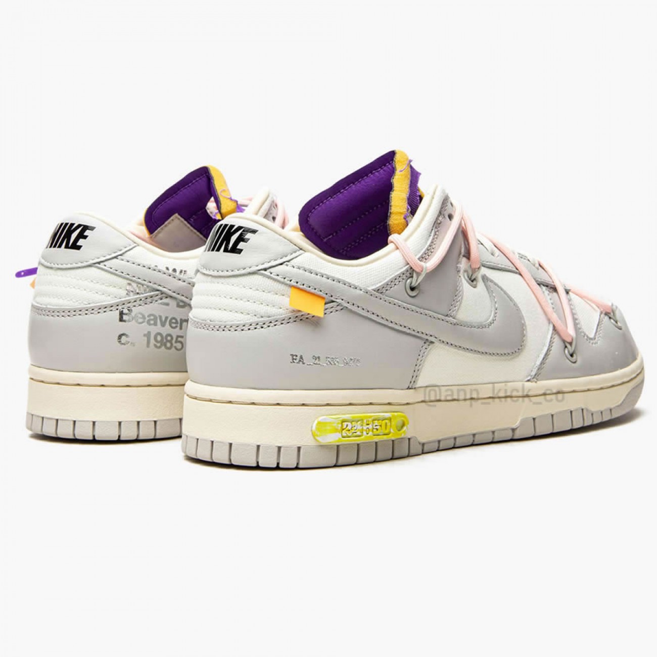  Nike SB Dunk Low Off-White Lot 24 OF 50 DM1602-119