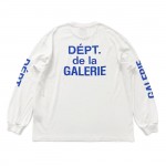 Gallery Dept. French Collector L-S Tee White Blue grey FW21