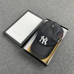 Gu-cci NY Yankees Embroidered Butterfly Baseball Cap