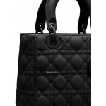 DIOR MY LADY ABC Black ultra-matte Canage calfskin with rattan pattern M0538SLOI-M989