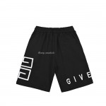 GIVENCHY 24FW4G Checkered Embroidered Shorts