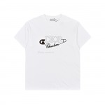 Dior 24ss Pin logo contrasting embroidered short sleeved T-shirt