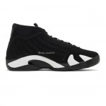 Air Jordan 14 Retro Black White 487471-016