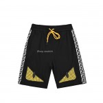 FENDI Old Buddha Little Monster Eye Letter Double F Ribbon Shorts