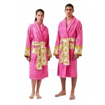 VERSACE Baroque Logo-jacquard Cotton Bathrobe