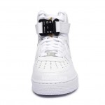 "1017 ALYX 9SM" x Nike Air Force 1 All White High Shoes 315123-111