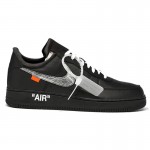 Nike Air Force 1 '07 Virgil x MoMa "Off-White" AV5210-001 Black/Metallic Silver