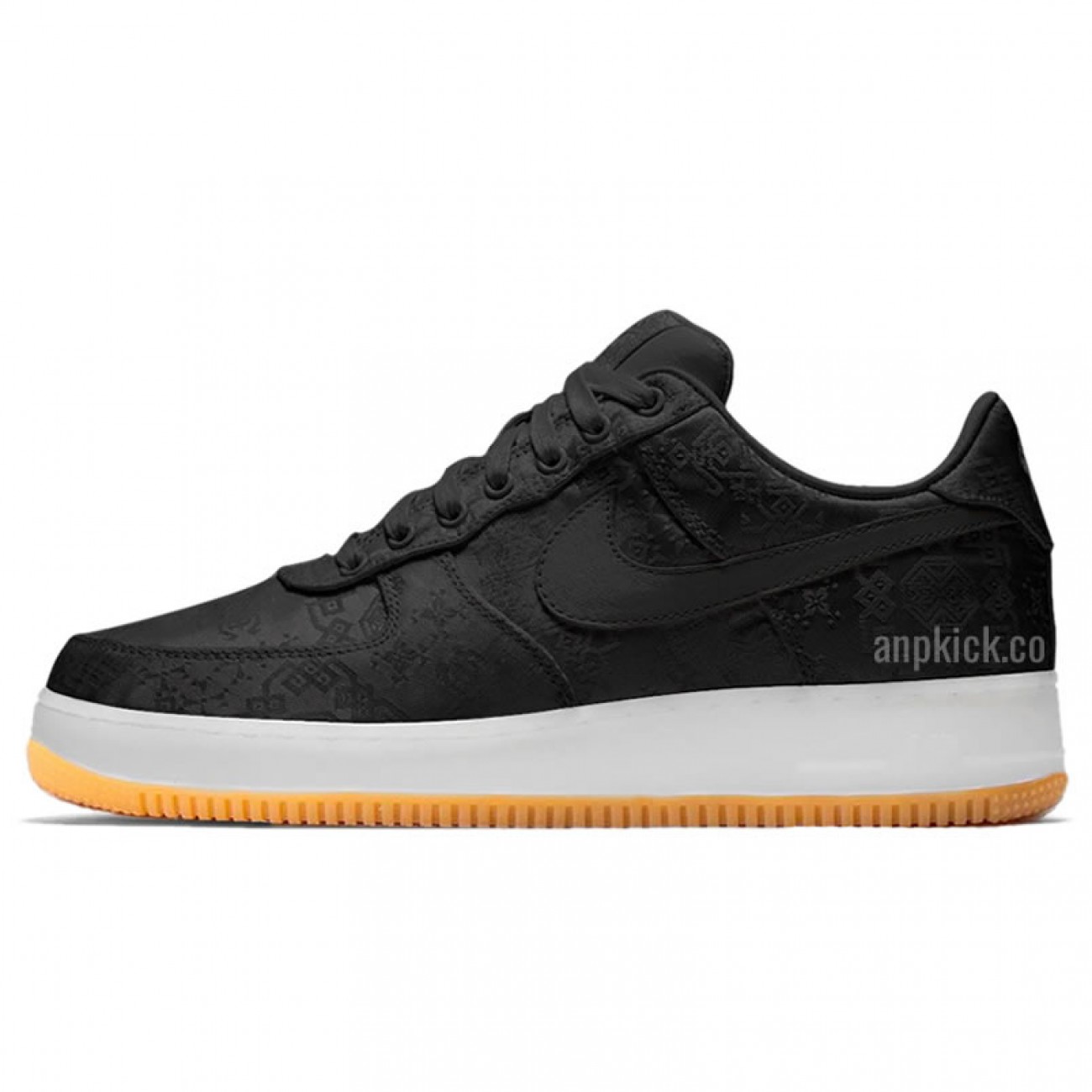 Fragment x Clot x Nike Air Force 1 Black AF1 Low Shoes CZ3986-001