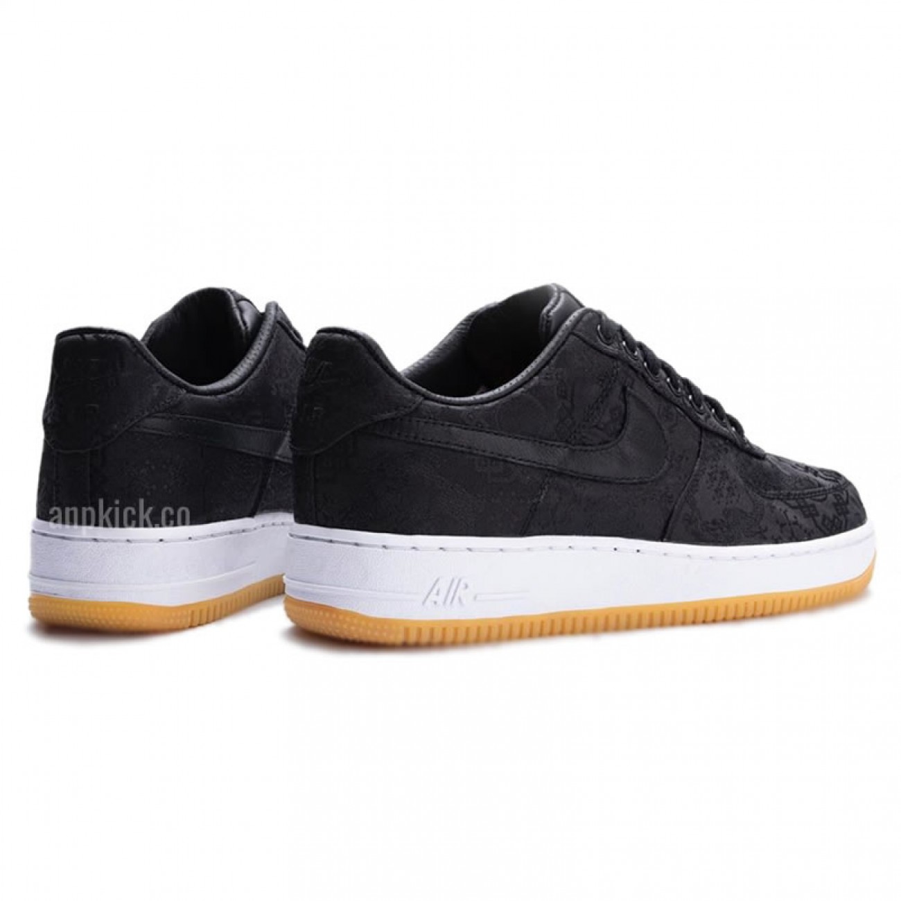 Fragment x Clot x Nike Air Force 1 Black AF1 Low Shoes CZ3986-001