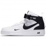 Nike Air Force 1 Mid 07 LV8 Utility White Black Shoes 804609-103