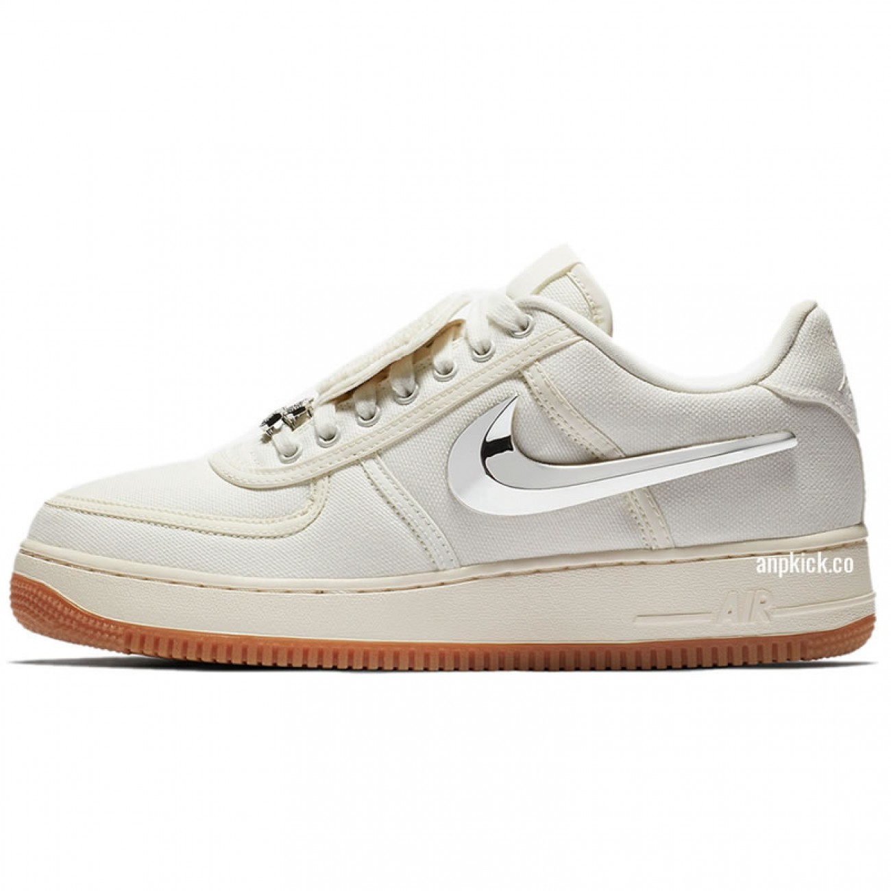 Travis Scott x Nike Air Force 1 Low "Sail" Release Date For Sale AQ4211-101