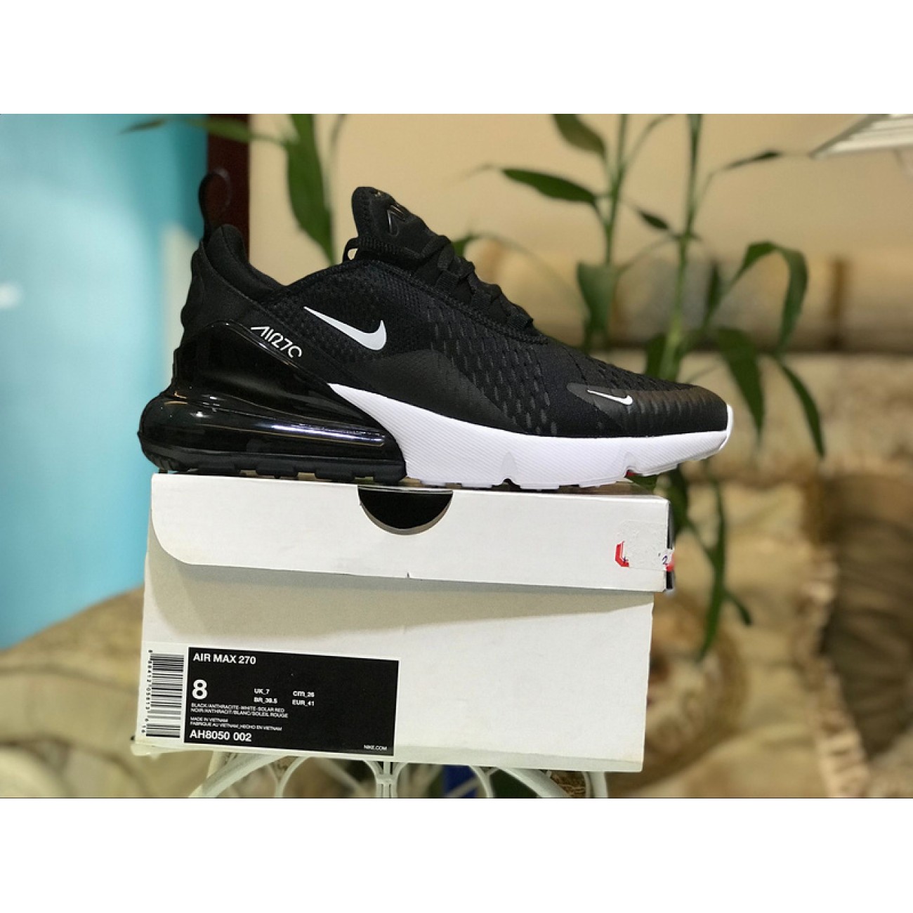 Nike Air Max 270 Black White AH8050-002