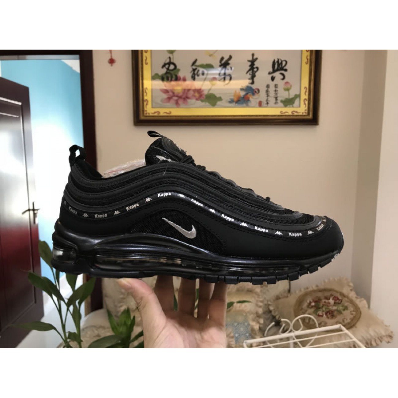 Nike Air Max 97 x Kappa Black Silver AJ1986-007