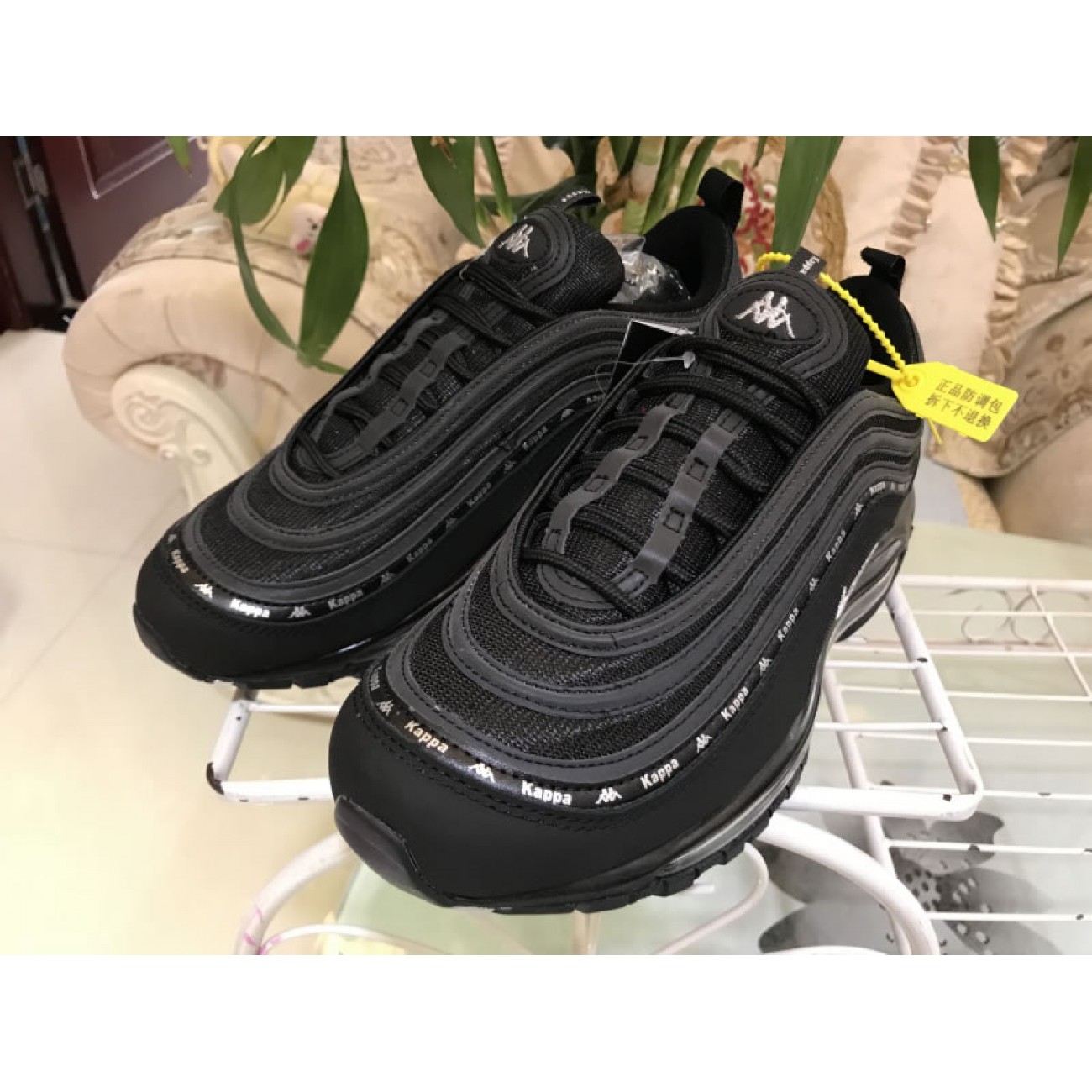 Nike Air Max 97 x Kappa Black Silver AJ1986-007