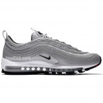 Air Max 97 Premium Reflective Silver Black Bullet Shoes 312834-007