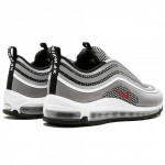 NIKE AIR MAX 97 ULTRA METALLIC SILVER/VARSITY RED