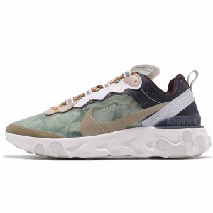 Undercover x Nike React Element 87 "Green Mist" Shoes Collection BQ2718-300