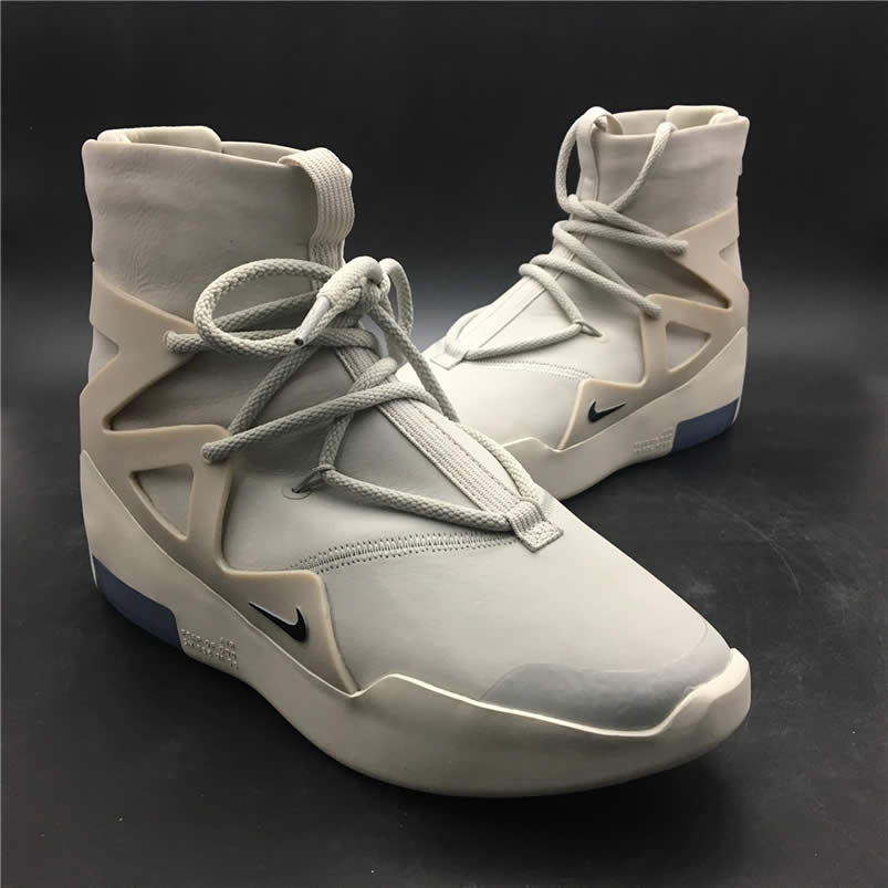 Nike Air 'Fear of God 1' FOG 1 Light Bone Shoes Boots For Sale AR4237-001 Pics