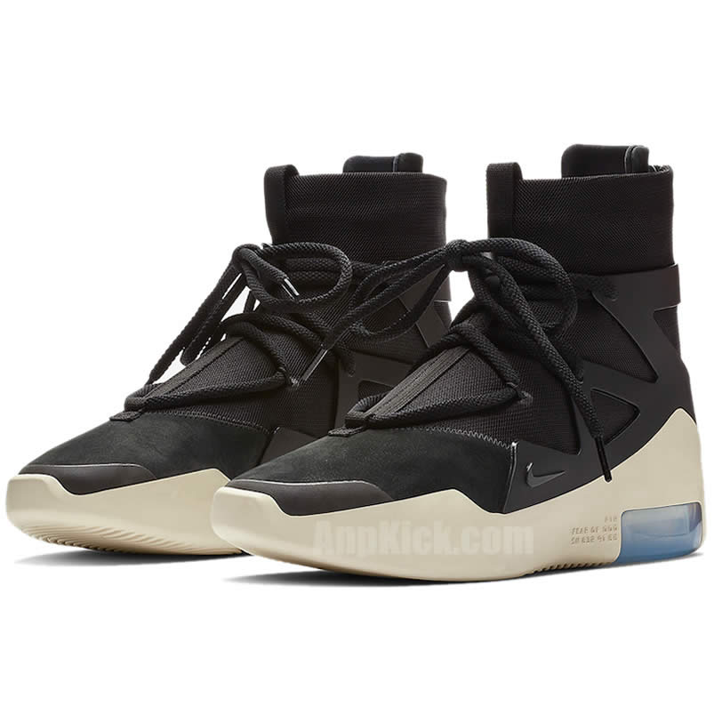 Nike Air 'FOG 1 / Fear of God 1' Black Shoes Boots For Sale AR4237-001