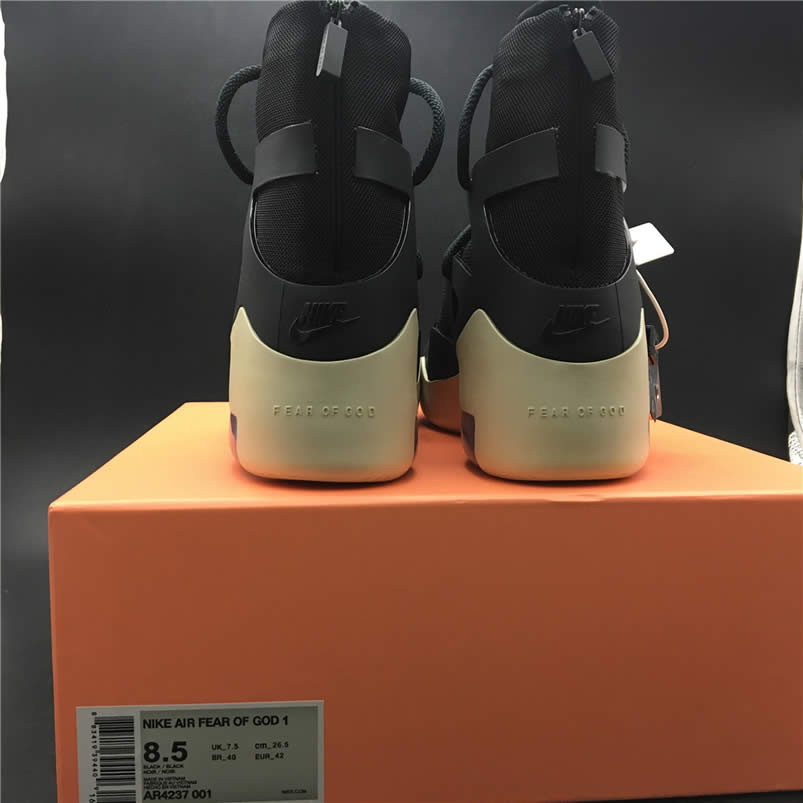 Nike Air 'FOG 1 / Fear of God 1' Black Shoes Boots For Sale AR4237-001 Pics