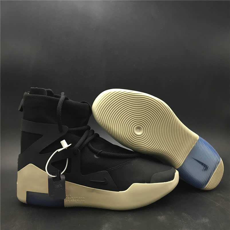 Nike Air 'FOG 1 / Fear of God 1' Black Shoes Boots For Sale AR4237-001 Pics