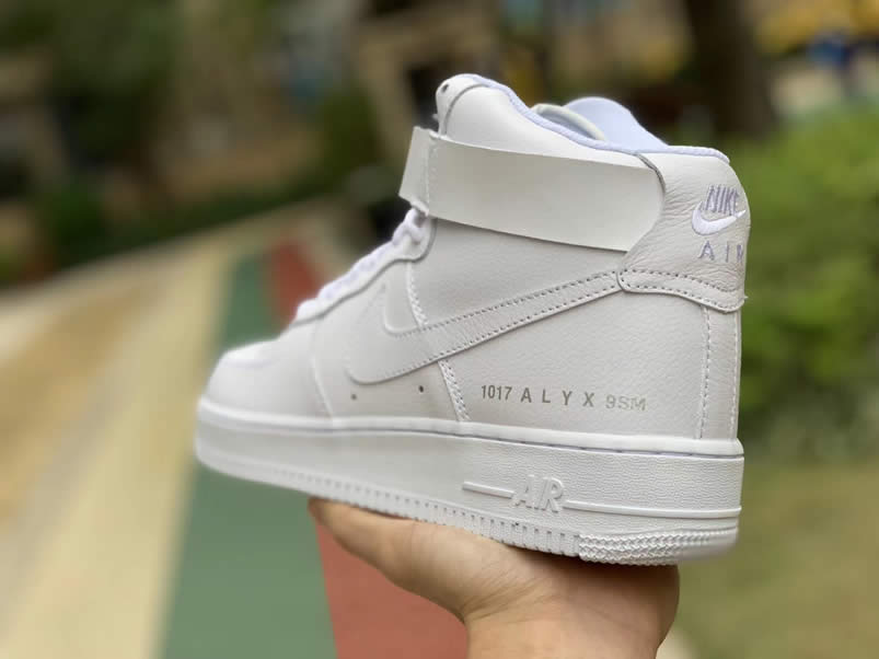 '1017 ALYX 9SM' x Nike Air Force 1 All White High Shoes 315123-111 Pics