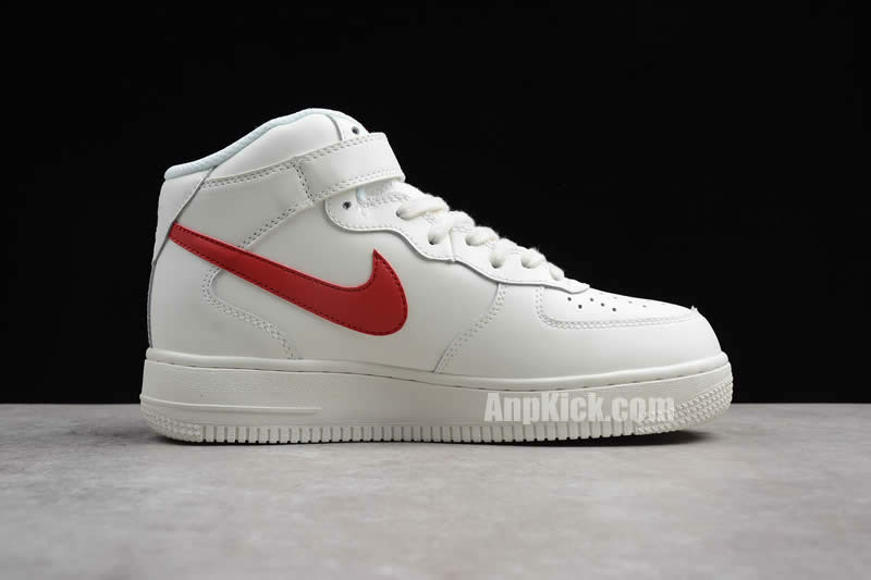 air force 1 red and white mid mens womens nike af1 315123 126 (17)