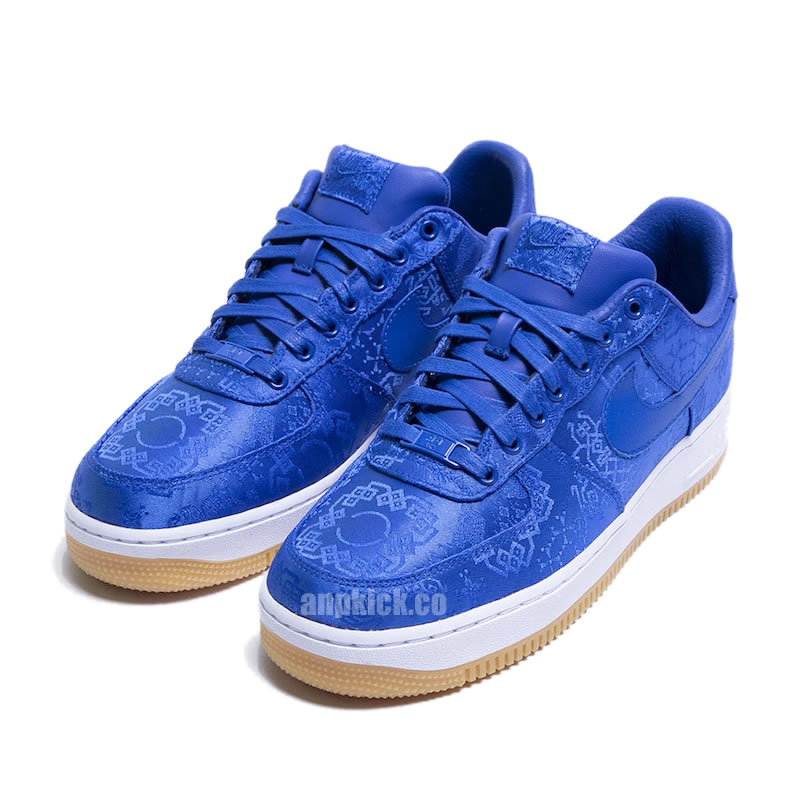 Clot Nike Air Force 1 Prm Royal Blue Silk Release Date Cj5290 400 (5) - newkick.cc