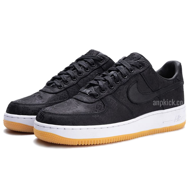 Fragment Clot Nike Air Force 1 Black Af1 Low Shoes Cz3986 001 (3) - newkick.cc