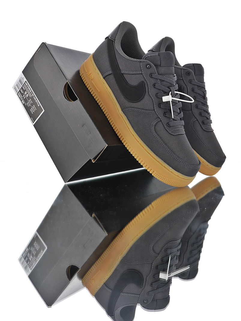 Nike Air Force 1 07 Lv8 Style Black Gum Shoes Aq0117 002 (5) - newkick.cc