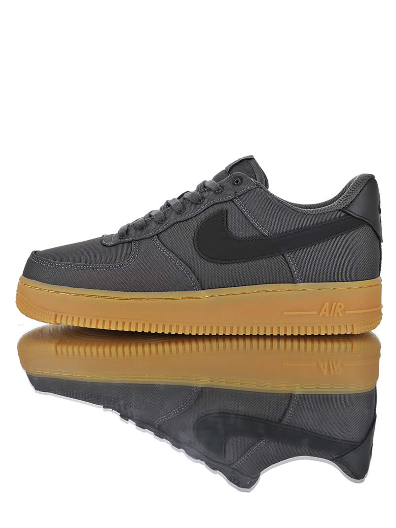 Nike Air Force 1 07 Lv8 Style Black Gum Shoes Aq0117 002 Pics (1) - newkick.cc